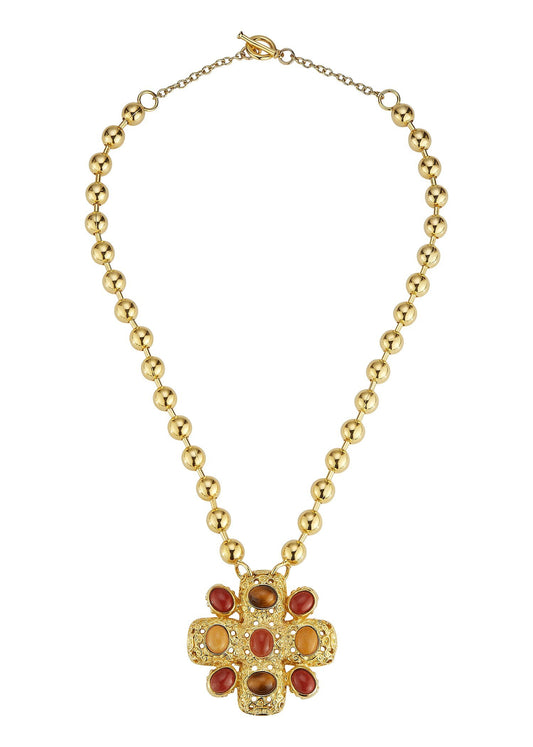 Madonna Necklace - Amber