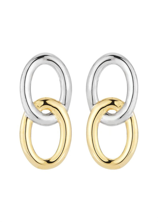 Double Hoop - Gold/Silver