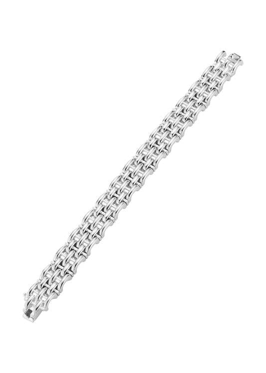 Panther Link Bracelet - Silver