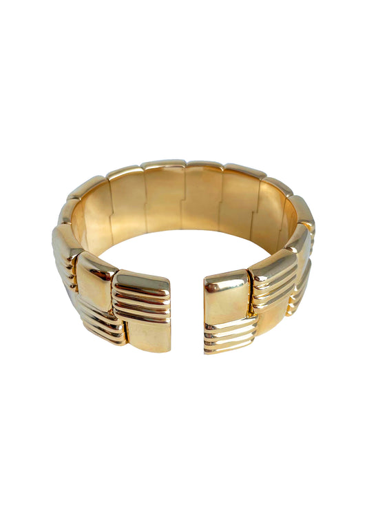 18k Gold Vintage Cuff Bracelet